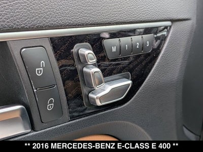 2016 Mercedes-Benz E 400 E 400