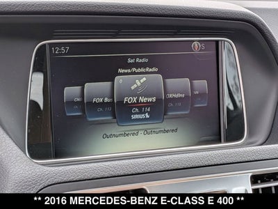 2016 Mercedes-Benz E 400 E 400