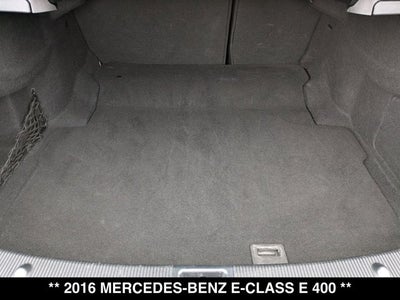 2016 Mercedes-Benz E 400 E 400