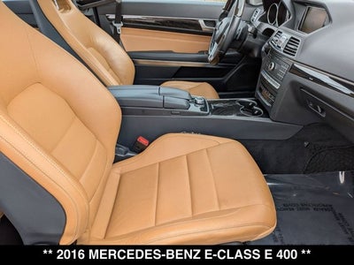 2016 Mercedes-Benz E 400 E 400