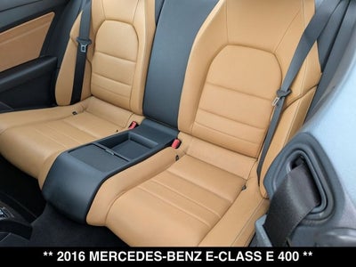 2016 Mercedes-Benz E 400 E 400