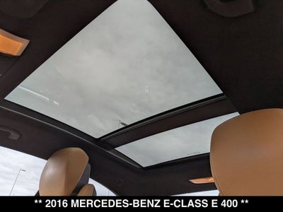 2016 Mercedes-Benz E 400 E 400