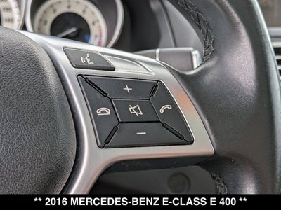 2016 Mercedes-Benz E 400 E 400