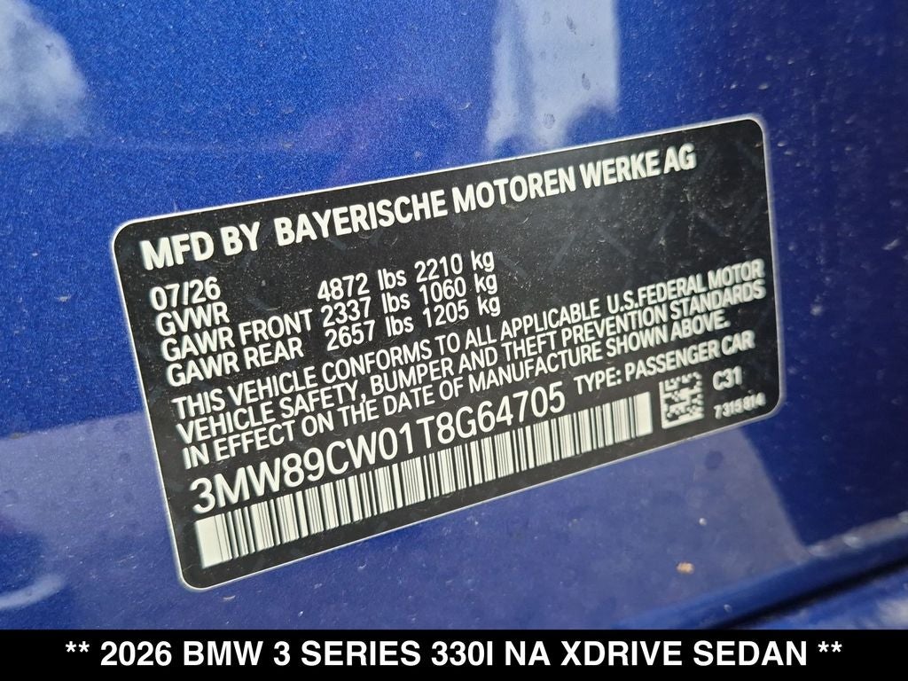 2026 BMW 330i 330i xDrive