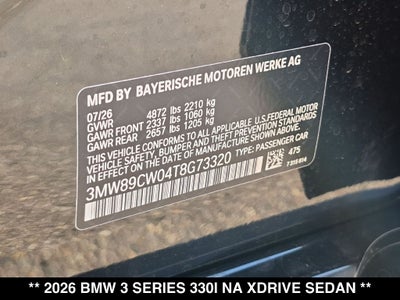 2026 BMW 330i 330i xDrive