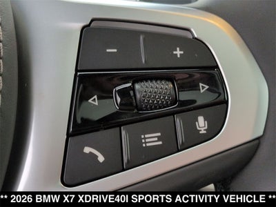 2026 BMW X7 xDrive40i