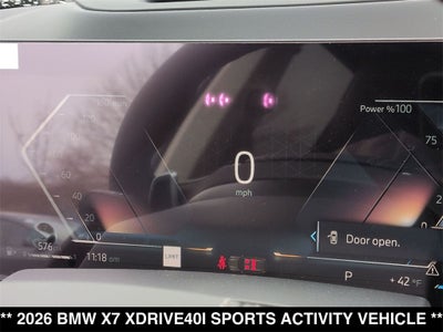 2026 BMW X7 xDrive40i