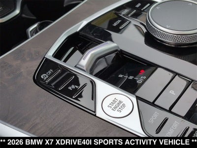 2026 BMW X7 xDrive40i