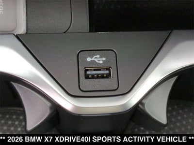 2026 BMW X7 xDrive40i