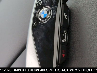 2026 BMW X7 xDrive40i