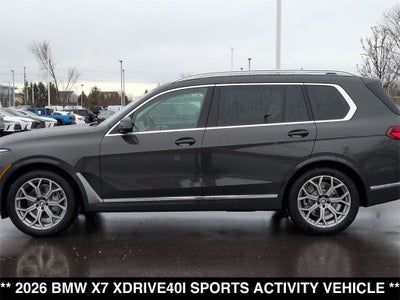 2026 BMW X7 xDrive40i