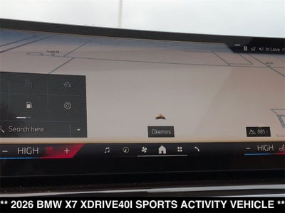 2026 BMW X7 xDrive40i