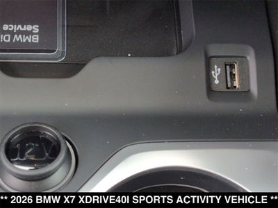 2026 BMW X7 xDrive40i