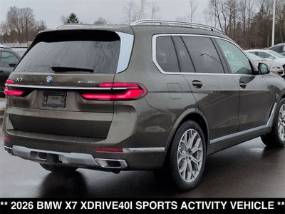 2026 BMW X7 xDrive40i