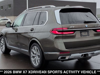 2026 BMW X7 xDrive40i