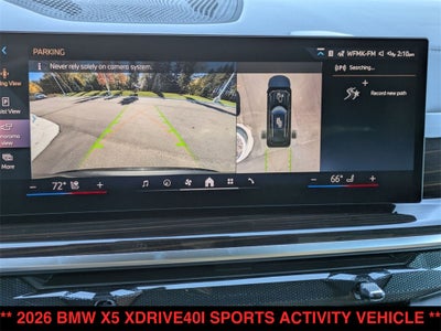 2026 BMW X5 xDrive40i