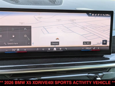 2026 BMW X5 xDrive40i
