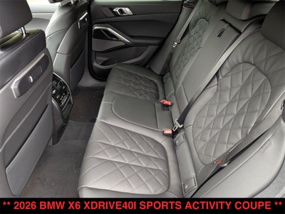 2026 BMW X6 xDrive40i