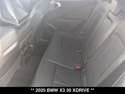 2025 BMW X3 30 xDrive