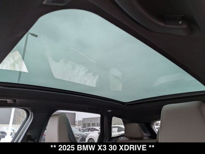 2025 BMW X3 30 xDrive