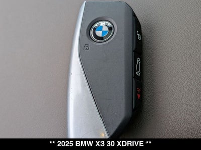 2025 BMW X3 30 xDrive