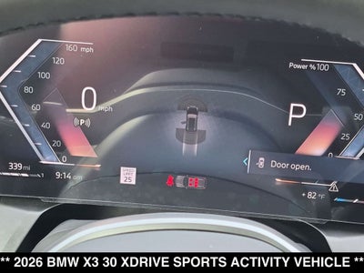 2026 BMW X3 30 xDrive