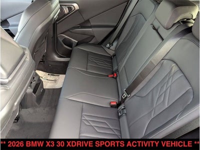 2026 BMW X3 30 xDrive