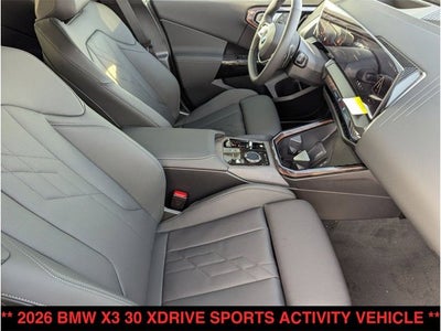 2026 BMW X3 30 xDrive