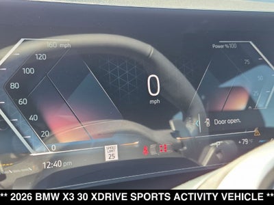 2026 BMW X3 30 xDrive