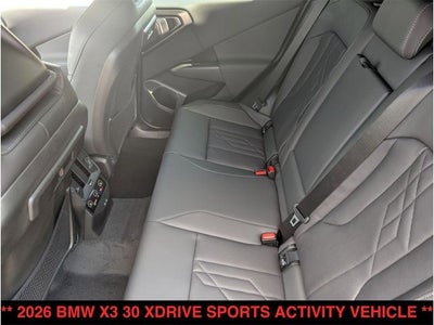 2026 BMW X3 30 xDrive