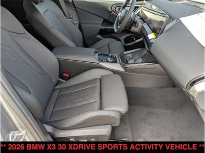 2026 BMW X3 30 xDrive
