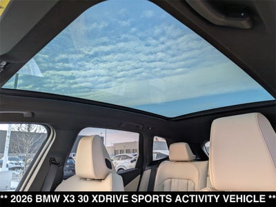 2026 BMW X3 30 xDrive