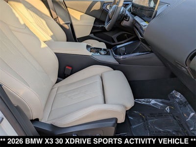 2026 BMW X3 30 xDrive