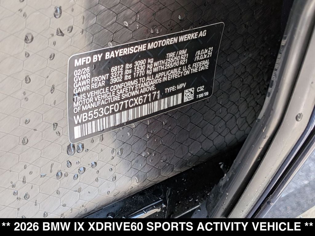 2026 BMW iX xDrive60
