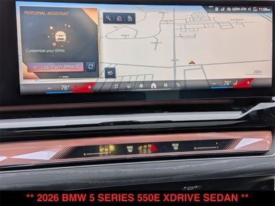 2026 BMW 550e 550e xDrive