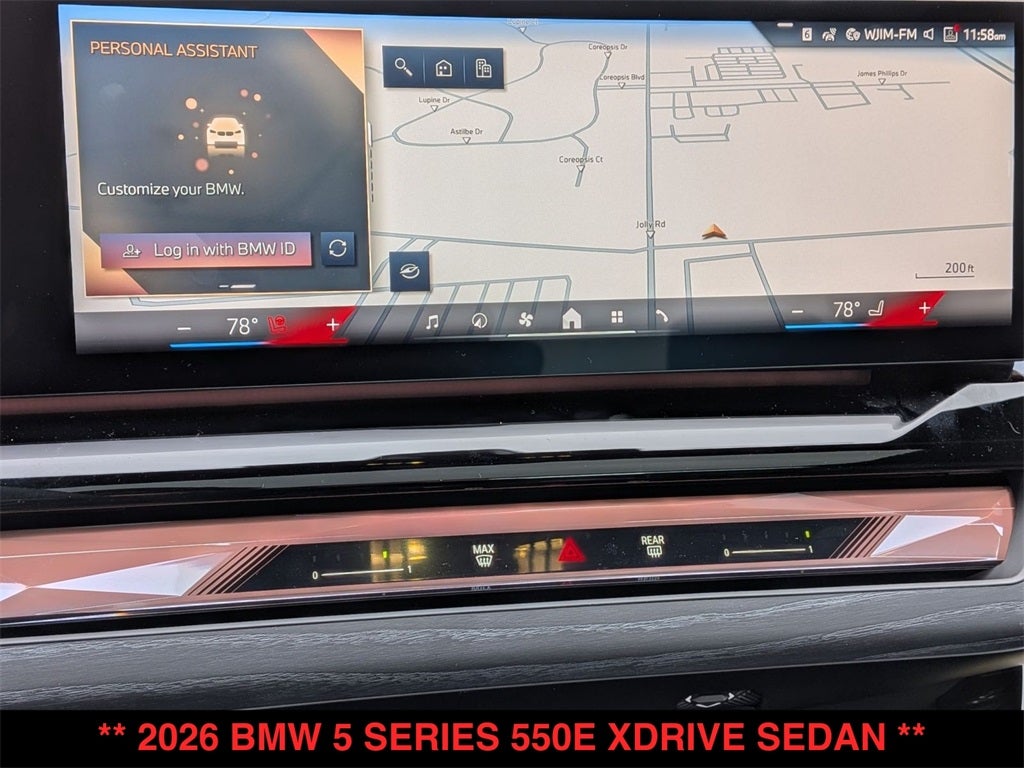 2026 BMW 550e 550e xDrive