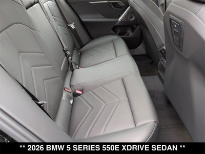 2026 BMW 550e 550e xDrive