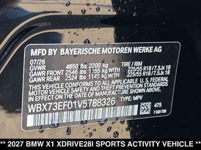2027 BMW X1 xDrive28i