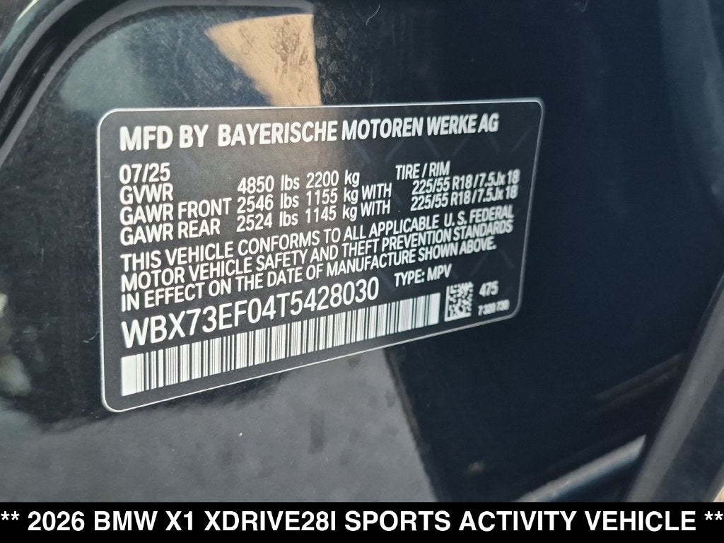 2026 BMW X1 xDrive28i